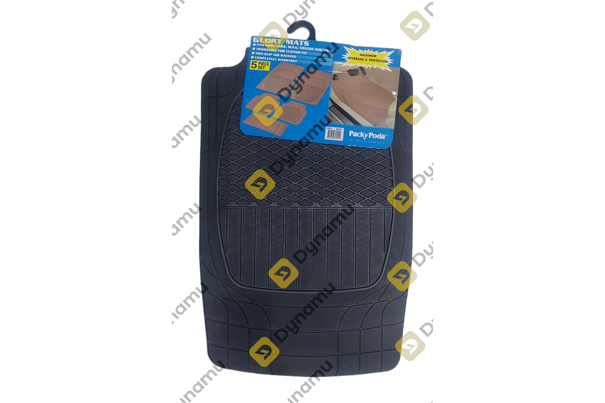 Universal Car Floor Mats - 5 Pack